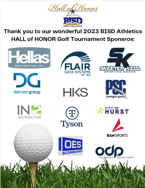 Thank you to our sponsors